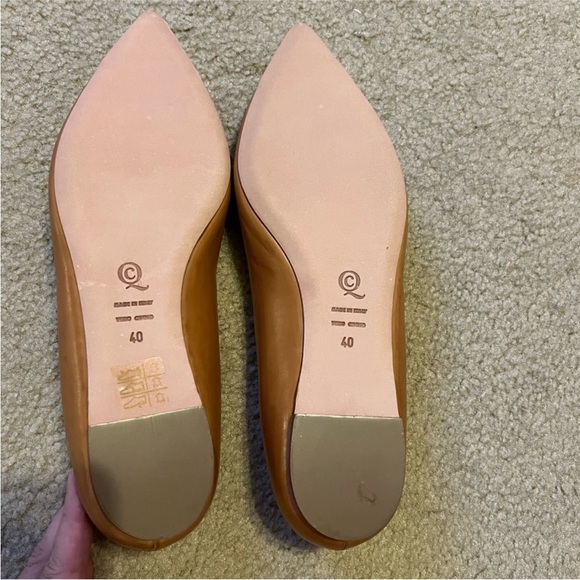 NIB Alexander McQueen Brown Leather Flats - Picture 5 of 6